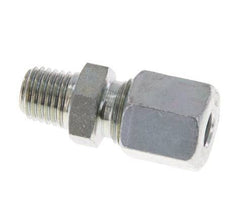 M8x1 Male x 5LL Zinc plated Steel Straight Cutting Ring 100 Bar DIN 2353