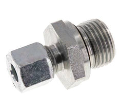 G 1/2'' mâle x 8L Anneau de coupe droit en acier zingué avec joint FKM 315 Bar DIN 2353