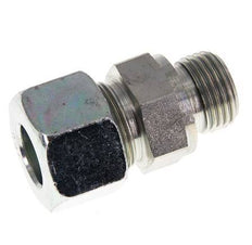 G 1/2'' Male x 16S Zinc plated Steel Straight Cutting Ring with FKM Seal 400 Bar DIN 2353
