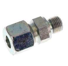 G 1/4'' Male x 10S Zinc plated Steel Straight Cutting Ring with FKM Seal 630 Bar DIN 2353