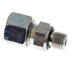 G 1/4'' mâle x 10S Anneau de coupe droit en acier zingué avec joint FKM 630 Bar DIN 2353