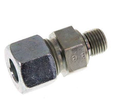 G 1/4'' mâle x 12S Anneau de coupe droit en acier zingué avec joint FKM 630 Bar DIN 2353