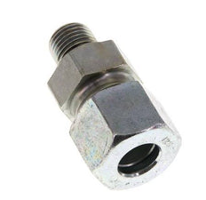 G 1/4'' mâle x 12S Anneau de coupe droit en acier zingué avec joint FKM 630 Bar DIN 2353