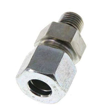 G 1/4'' mâle x 12S Anneau de coupe droit en acier zingué avec joint FKM 630 Bar DIN 2353