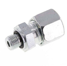 G 1/8'' mâle x 10L Anneau de coupe droit en acier zingué avec joint FKM 315 Bar DIN 2353