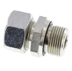 G 3/4'' Male x 18L Zinc plated Steel Straight Cutting Ring with FKM Seal 315 Bar DIN 2353