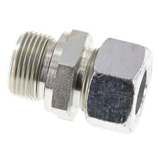 G 3/4'' mâle x 18L Anneau de coupe droit en acier zingué avec joint FKM 315 Bar DIN 2353