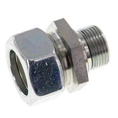 G 3/4'' mâle x 28L Anneau de coupe droit en acier zingué avec joint FKM 160 Bar DIN 2353