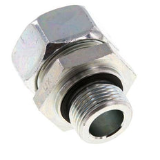 G 3/4'' mâle x 28L Anneau de coupe droit en acier zingué avec joint FKM 160 Bar DIN 2353