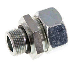 G 3/4'' mâle x 28L Anneau de coupe droit en acier zingué avec joint FKM 160 Bar DIN 2353