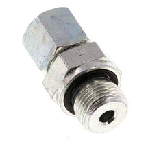 G 3/8'' mâle x 8S Anneau de coupe droit en acier zingué avec joint FKM 630 Bar DIN 2353