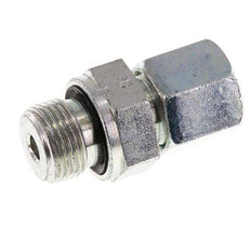 G 3/8'' mâle x 8S Anneau de coupe droit en acier zingué avec joint FKM 630 Bar DIN 2353