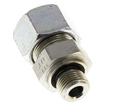 G 3/8'' mâle x 16S Anneau de coupe droit en acier zingué avec joint FKM 400 Bar DIN 2353