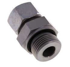 G 1'' Male x 20S Acier zingué Anneau de coupe droit avec joint FKM 400 Bar DIN 2353