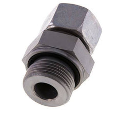 G 1'' Male x 20S Acier zingué Anneau de coupe droit avec joint FKM 400 Bar DIN 2353