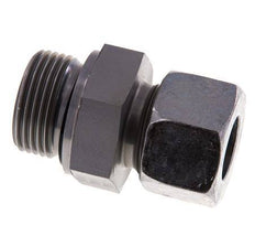 G 1'' Male x 20S Acier zingué Anneau de coupe droit avec joint FKM 400 Bar DIN 2353