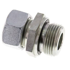 G 1'' Male x 22L Acier zingué Anneau de coupe droit avec joint FKM 160 Bar DIN 2353