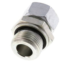 G 1'' Male x 22L Acier zingué Anneau de coupe droit avec joint FKM 160 Bar DIN 2353
