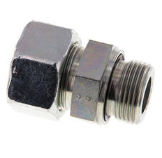 G 1'' Male x 25S Acier zingué Anneau de coupe droit avec joint FKM 400 Bar DIN 2353