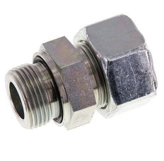 G 1'' Male x 25S Acier zingué Anneau de coupe droit avec joint FKM 400 Bar DIN 2353