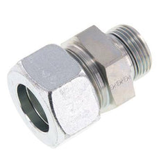 G 1'' mâle x 30S Anneau de coupe droit en acier zingué avec joint FKM 400 Bar DIN 2353