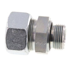 G 1'' mâle x 30S Anneau de coupe droit en acier zingué avec joint FKM 400 Bar DIN 2353