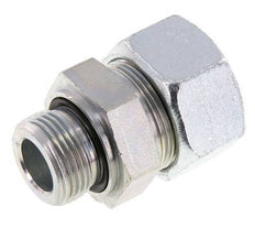 G 1'' mâle x 30S Anneau de coupe droit en acier zingué avec joint FKM 400 Bar DIN 2353