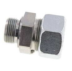 G 1'' mâle x 30S Anneau de coupe droit en acier zingué avec joint FKM 400 Bar DIN 2353