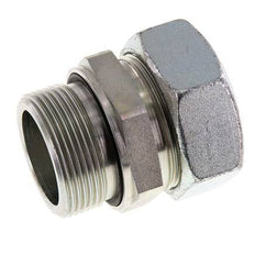 G 1 1/2'' mâle x 42L Anneau de coupe droit en acier zingué avec joint FKM 160 Bar DIN 2353