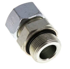 G 1 1/4'' mâle x 30S Anneau de coupe droit en acier zingué avec joint FKM 400 Bar DIN 2353