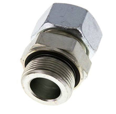 G 1 1/4'' mâle x 30S Anneau de coupe droit en acier zingué avec joint FKM 400 Bar DIN 2353
