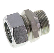 G 1 1/4'' mâle x 35L Anneau de coupe droit en acier zingué avec joint FKM 160 Bar DIN 2353