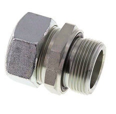 G 1 1/4'' Male x 35L Zinc plated Steel Straight Cutting Ring with FKM Seal 160 Bar DIN 2353
