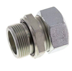 G 1 1/4'' mâle x 35L Anneau de coupe droit en acier zingué avec joint FKM 160 Bar DIN 2353