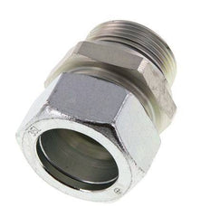 G 1 1/4'' mâle x 35L Anneau de coupe droit en acier zingué avec joint FKM 160 Bar DIN 2353