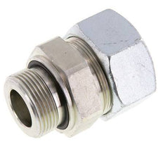 G 1 1/4'' mâle x 38S Anneau de coupe droit en acier zingué avec joint FKM 315 Bar DIN 2353