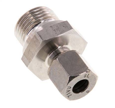 G 1/2'' Male x 8L Anneau de coupe droit en acier inoxydable 315 Bar DIN 2353