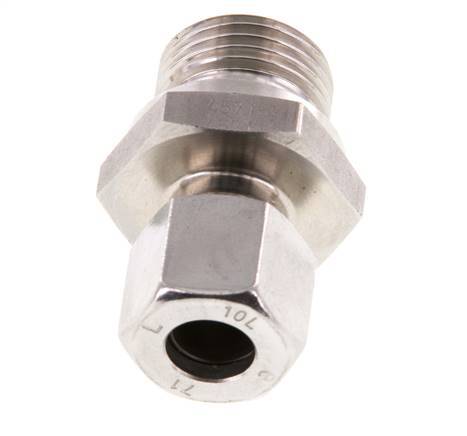 G 1/2'' Male x 10L Anneau de coupe droit en acier inoxydable 315 Bar DIN 2353