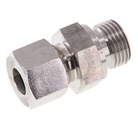 G 1/2'' mâle x 12S Anneau de coupe droit en acier inoxydable 630 Bar DIN 2353