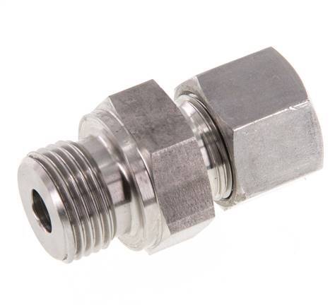 G 1/2'' mâle x 12S Anneau de coupe droit en acier inoxydable 630 Bar DIN 2353