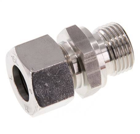 G 1/2'' Male x 15L Anneau de coupe droit en acier inoxydable 315 Bar DIN 2353