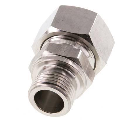 G 1/2'' mâle x 18L Anneau de coupe droit en acier inoxydable 315 Barre DIN 2353