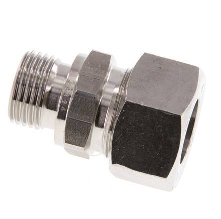 G 1/2'' mâle x 18L Anneau de coupe droit en acier inoxydable 315 Barre DIN 2353