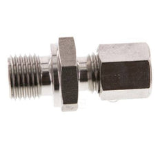 G 1/4'' Male x 6L Anneau de coupe droit en acier inoxydable 315 Bar DIN 2353