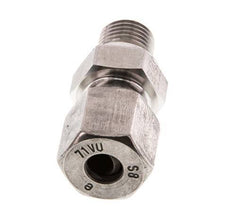 G 1/4'' mâle x 8S Anneau de coupe droit en acier inoxydable 630 Bar DIN 2353