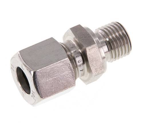 G 1/4'' Male x 10L Anneau de coupe droit en acier inoxydable 315 Bar DIN 2353