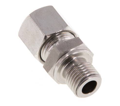 G 1/4'' Male x 10L Stainless steel Straight Cutting Ring 315 Bar DIN 2353