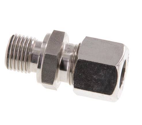 G 1/4'' Male x 10L Anneau de coupe droit en acier inoxydable 315 Bar DIN 2353