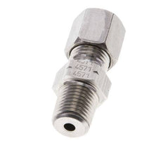 1/4'' NPT Male x 6S Stainless steel Straight Cutting Ring 630 Bar DIN 2353