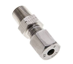 1/4'' NPT Male x 6S Stainless steel Straight Cutting Ring 630 Bar DIN 2353